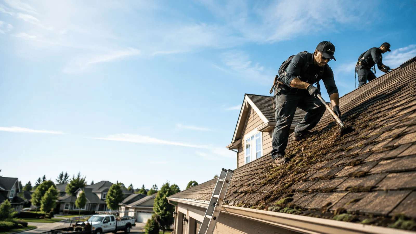 Roof Moss Removal in Tomball, TX near me